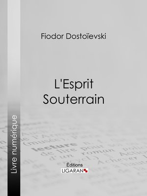 cover image of L'Esprit Souterrain